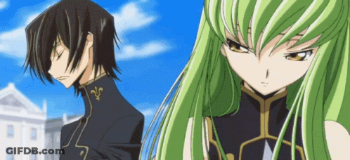 Man And Woman With Green Hair GIF