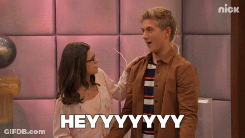 Man And Woman With Heyyyyyy GIF