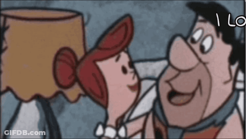 Man And Woman With Letter L GIF