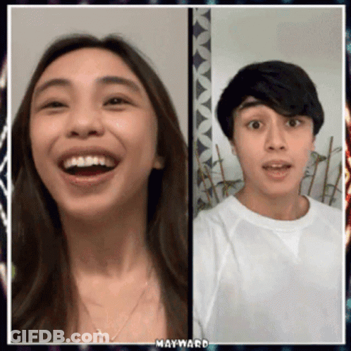 Man And Woman With Mayward GIF