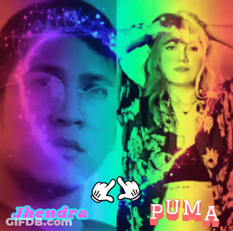 Man And Woman With Puma Name GIF