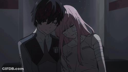 Man And Woman With Shooting Star GIF