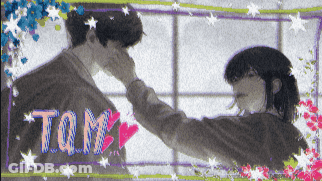 Man And Woman With Tom GIF