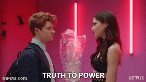 Man And Woman With Truth To Power GIF