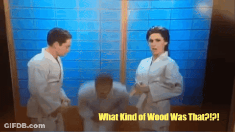 Man And Woman With What Kind Of Wood GIF