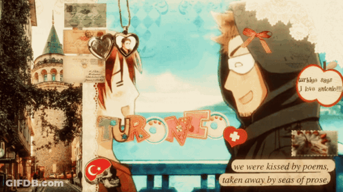 Man And Woman With Word Turoweo GIF