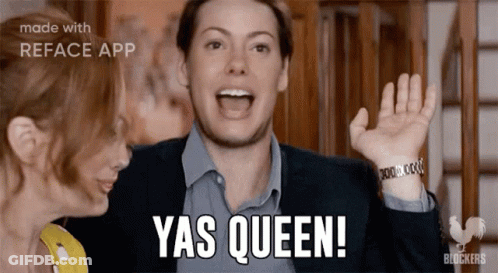 Man And Woman Yas Queen GIF
