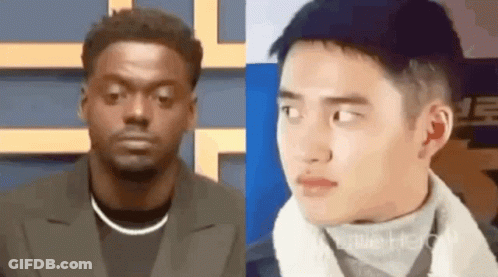Man And Young Man Faces GIF