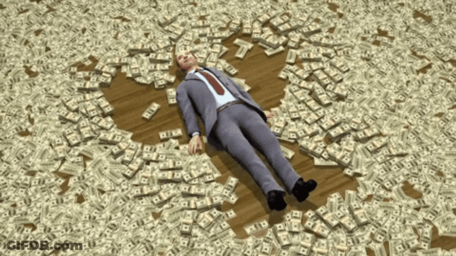 Man Angel Money GIF