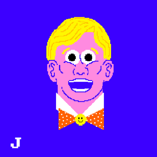 Man Animation Laugh Just Kidding GIF