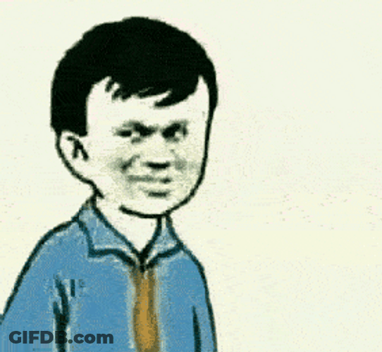 Man Animation Raising Umbrella GIF