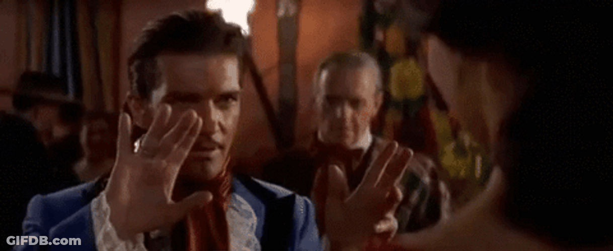 Man Antonio Banderas Flower GIF