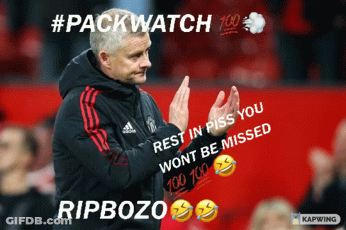 Man Applauding In Black And Red Adidas Jacket GIF