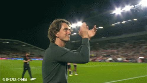 Man Applauding On Soccer Field GIF