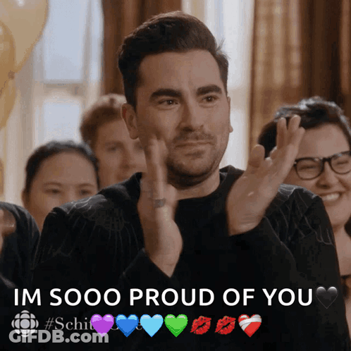 Man Applauding Saying Im Sooo Proud Of You GIF
