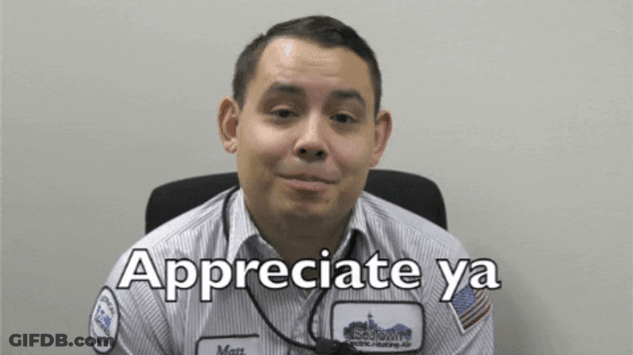 Man Appreciate You Real Mvp GIF