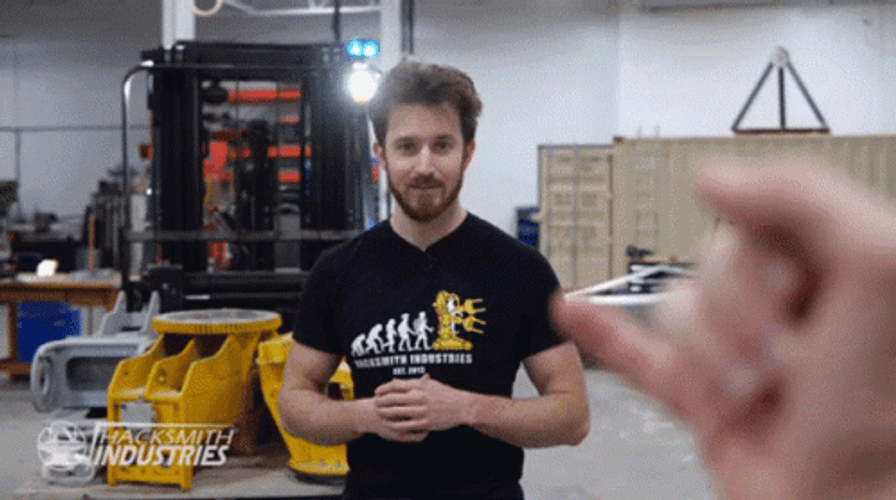 Man Approaching For Pinky Promise GIF