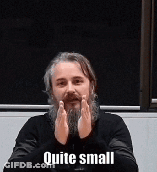 Man Arguing To The Tiny Space He Receive GIF