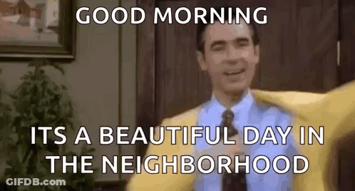 Man Arms Outstretched Good Morning GIF