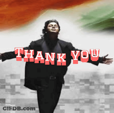Man Arms Outstretched Thank You Sign GIF