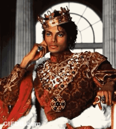 Man As King With Crown GIF