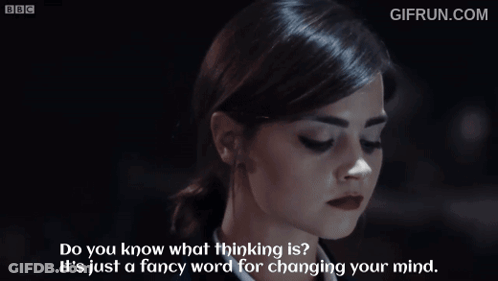 Man Asking Do You Know What Thinking Is GIF