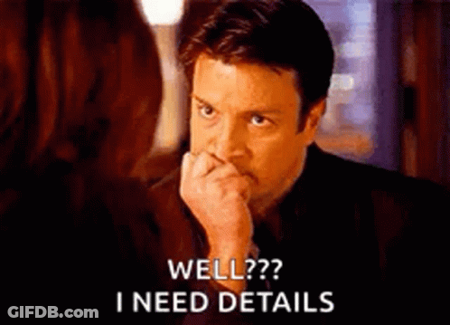 Man Asking For Details GIF