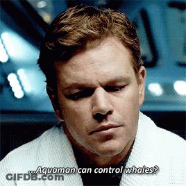 Man Asking If Aquaman Controls Whales GIF