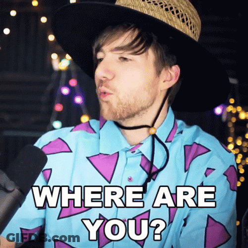 Man Asking Where You At GIF