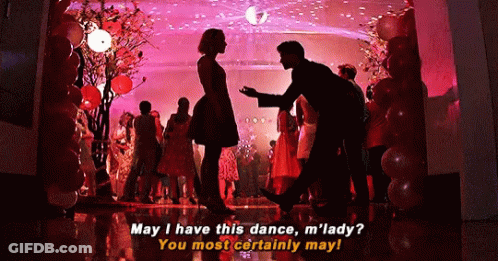 Man Asking Woman For Dance GIF
