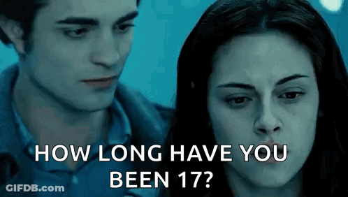 Man Asking Woman How Long She Has Been GIF