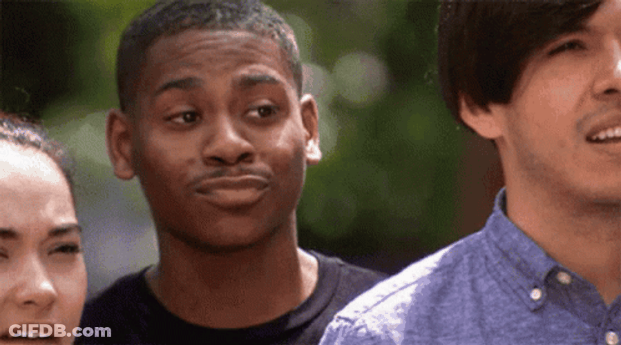 Man At Back I Dont Think So Reaction GIF