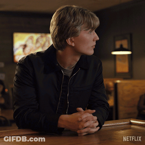 Man At Bar Saying You're Late GIF