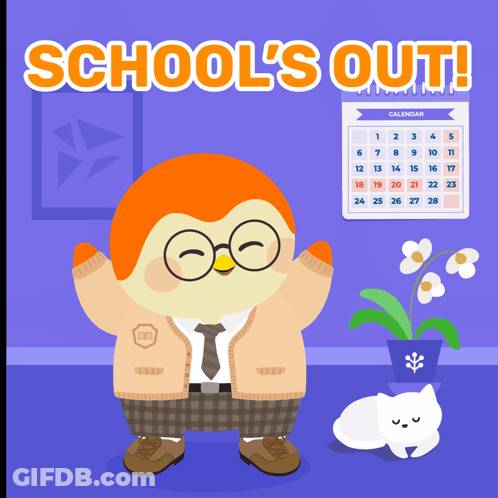 Man At Blackboard: I'm Never Coming Back To School GIF