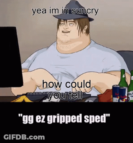 Man At Computer Asking How Could You Tell GIF
