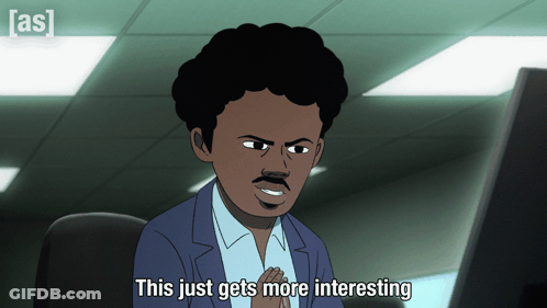 Man At Computer This Just Gets More Interesting GIF