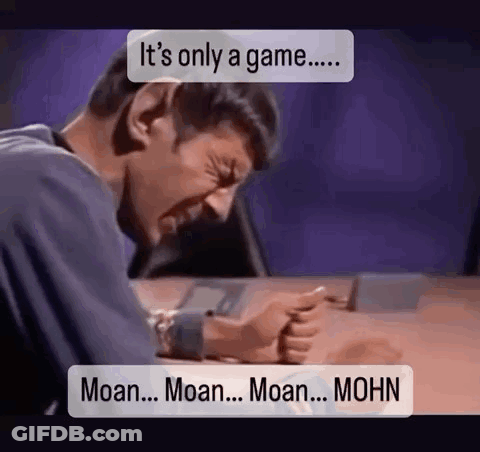 Man At Desk Mouth Open Saying It's Only A Game GIF