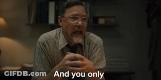 Man At Desk With Steve Mailan Sign GIF