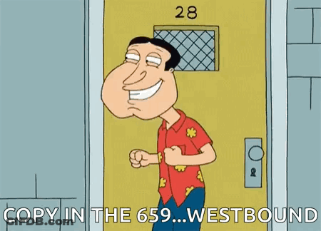 Man At Door Copy In 69 ... Westbound GIF