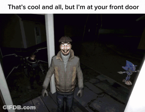 Man At Door Saying That's Cool And All GIF