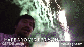 Man At Fireworks Hape Nyo Yer Ebriwan GIF