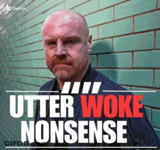 Man At Green Brick Wall Utter Woke Nonsense GIF