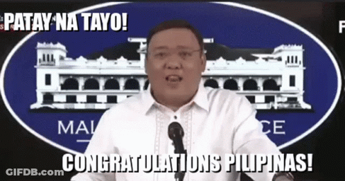 Man At Microphone Congratulations Pilipinas GIF