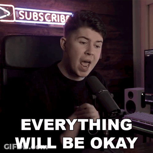 Man At Microphone Everything Will Be Okay GIF
