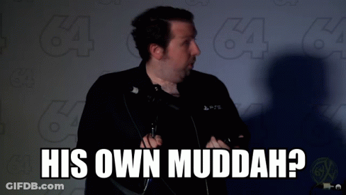 Man At Microphone His Own Muddah GIF