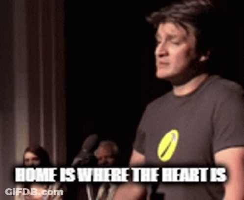 Man At Microphone Home Is Where The Heart Is GIF