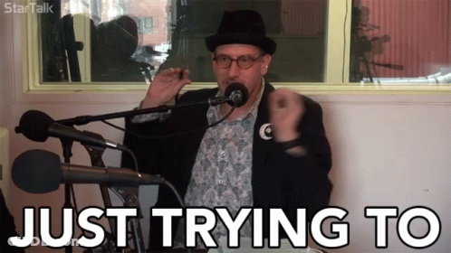 Man At Microphone Just Trying To GIF