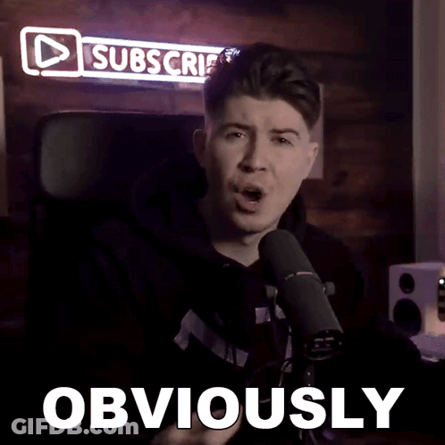 Man At Microphone Obviously GIF