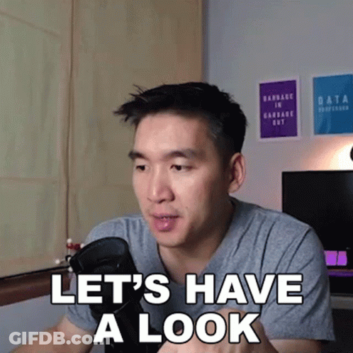 Man At Microphone Saying Let's Have A Look GIF