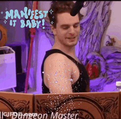 Man At Microphone Saying Manifest It Baby GIF